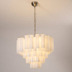 Frosted Murano Cascade Chandelier