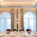 Frosted Petals Frozen Chandelier