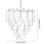 Frostelle Glass Chandelier