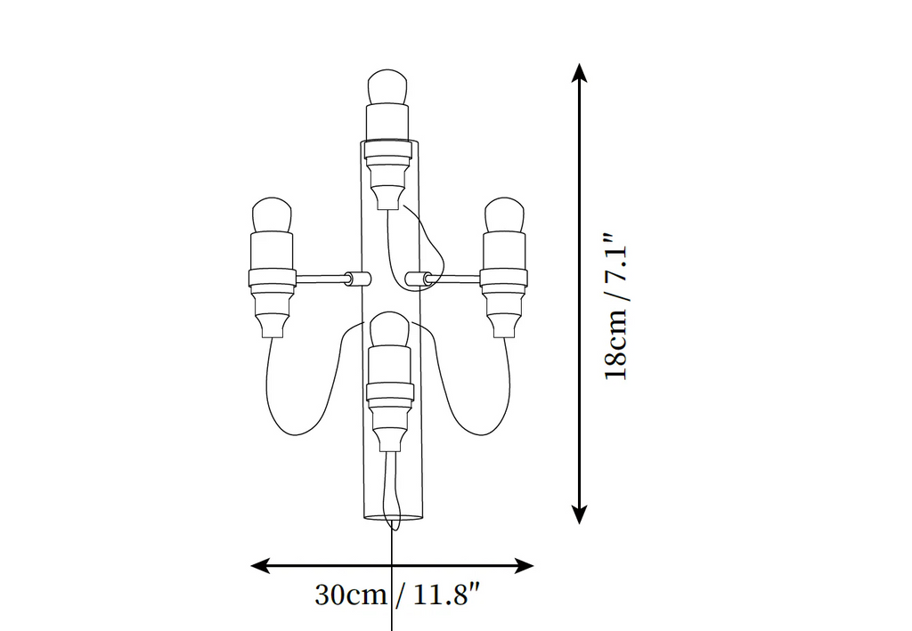 Fruit Plug-in Wall Lamp