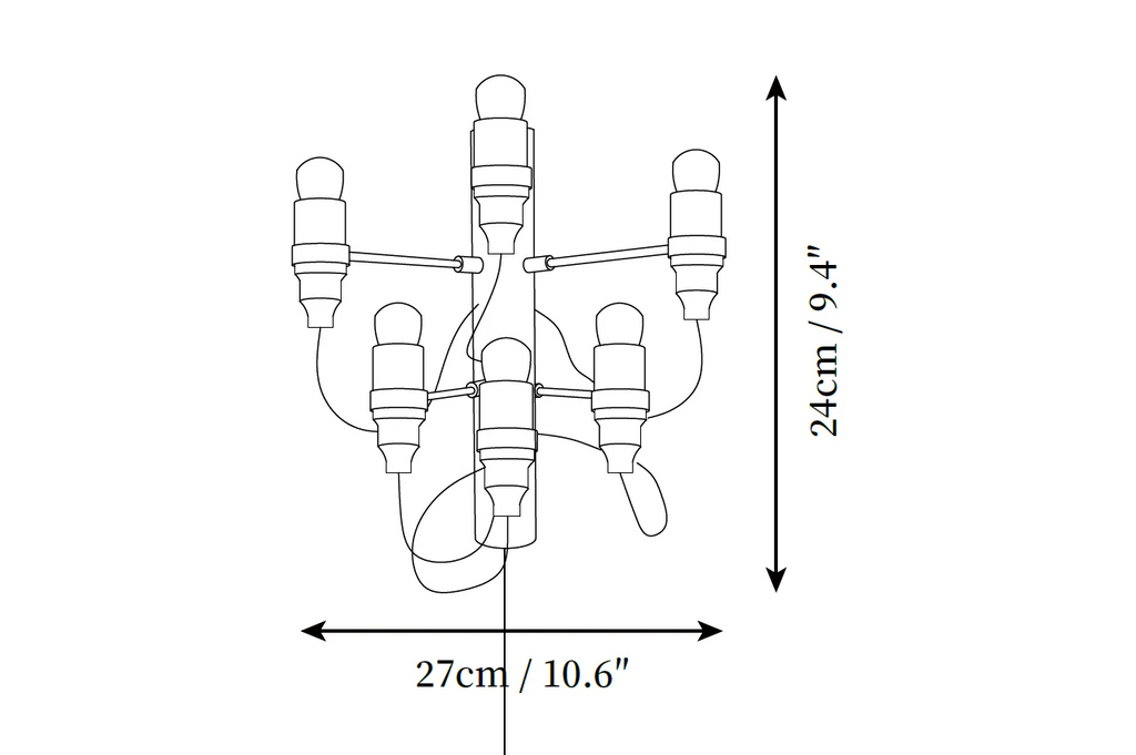 Fruit Plug-in Wall Lamp