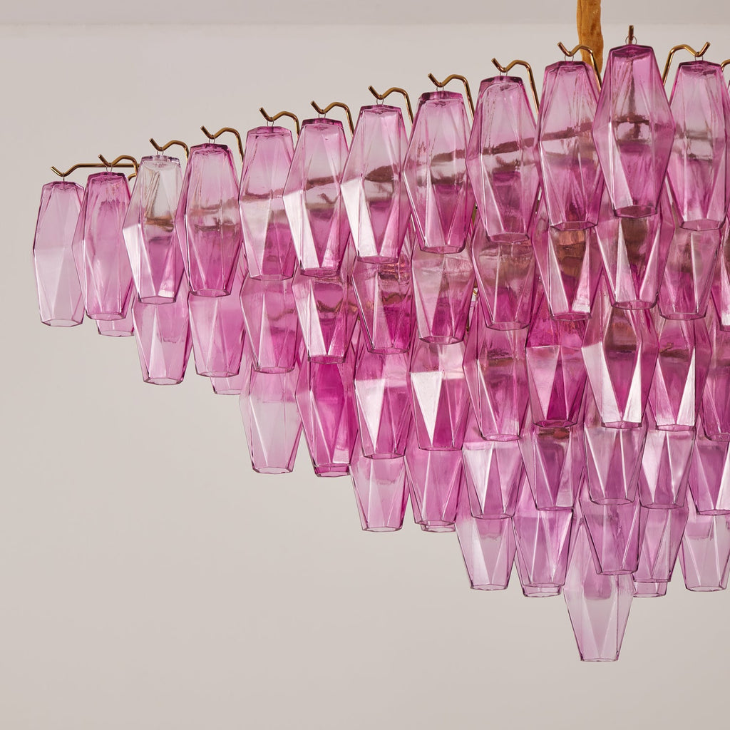 Fuchsia Prism Empire Chandelier