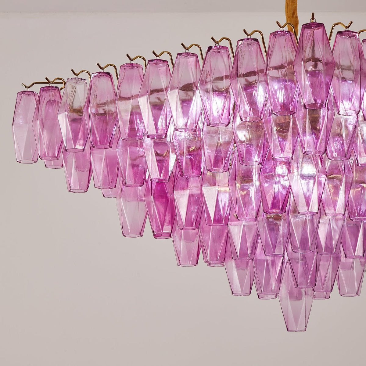 Fuchsia Prism Empire Chandelier