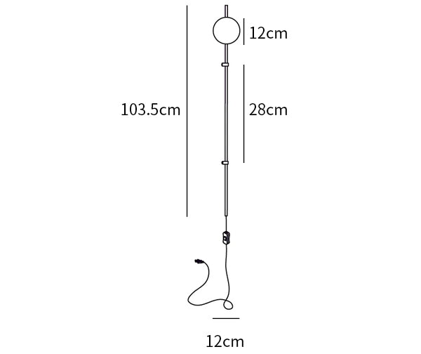 Funiculi Plug In Wall Lamp