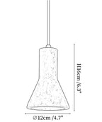Funnel Travertine Pendant Lamp