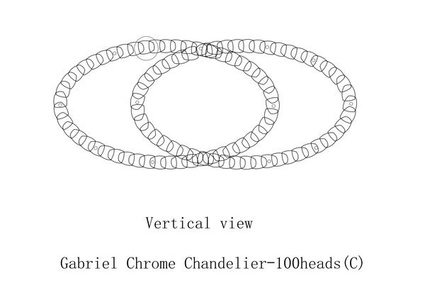 Gabriel Chrome Chandelier