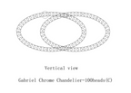 Gabriel Chrome Chandelier