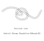 Gabriel Chrome Chandelier