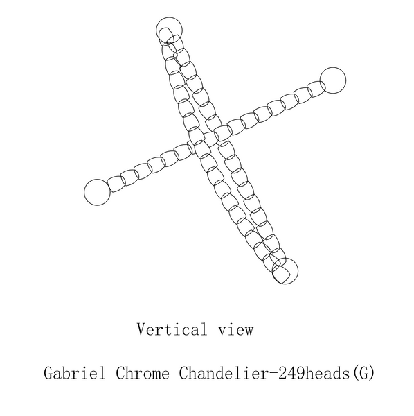 Gabriel Chrome Chandelier