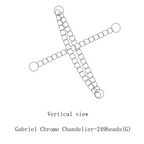 Gabriel Chrome Chandelier