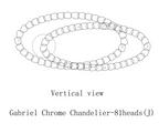 Gabriel Chrome Chandelier