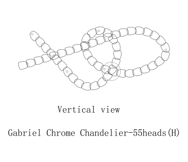 Gabriel Gold Chandelier