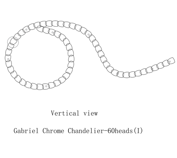 Gabriel Gold Chandelier