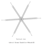 Gabriel Gold Chandelier