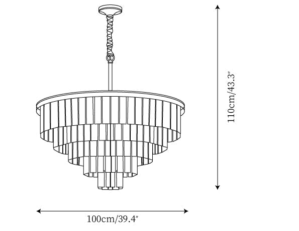Gaia Round Chandelier