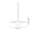 Gea Flying Saucer Pendant Lamp