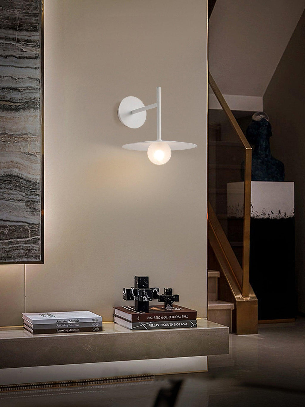 Gea Iron Plug-In Wall Lamp