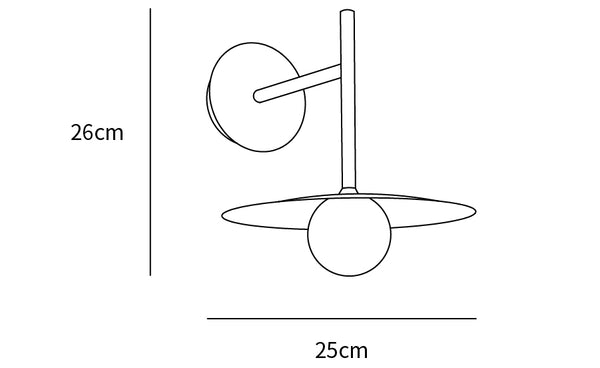 Gea Iron Plug-In Wall Lamp
