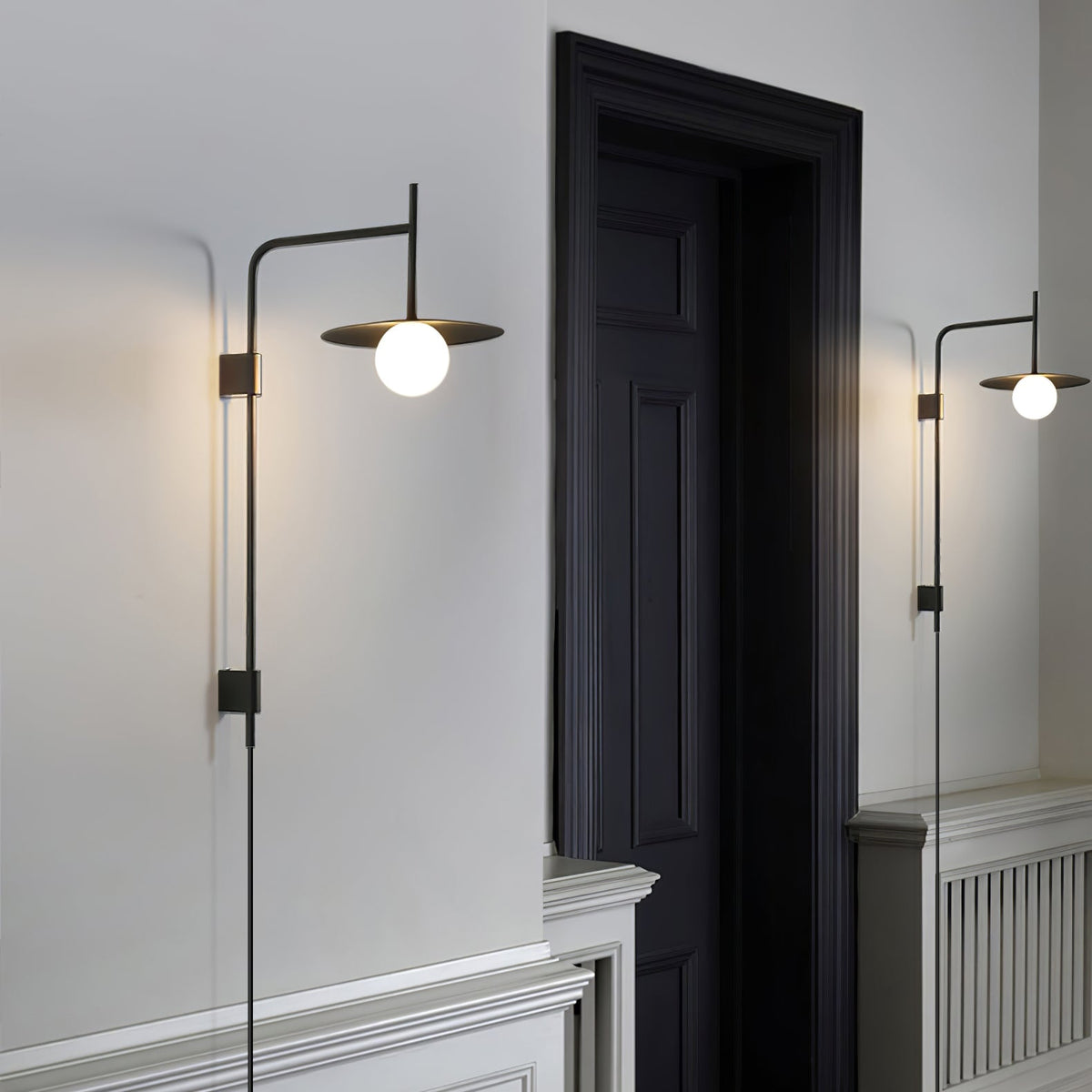 Gea Swing Arm Plug-in Wall Lamp