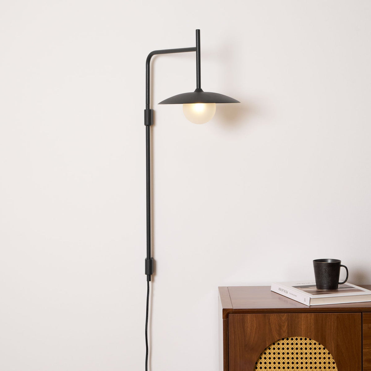 Gea Swing Arm Plug - in Wall Lamp
