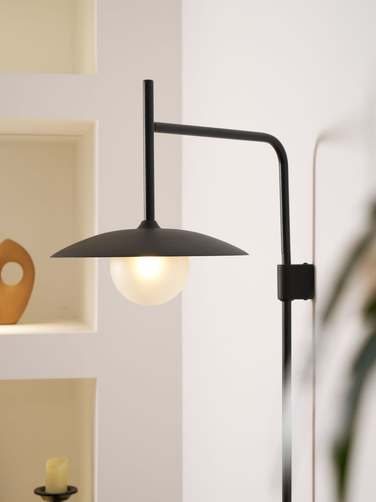 Gea Swing Arm Plug - in Wall Lamp