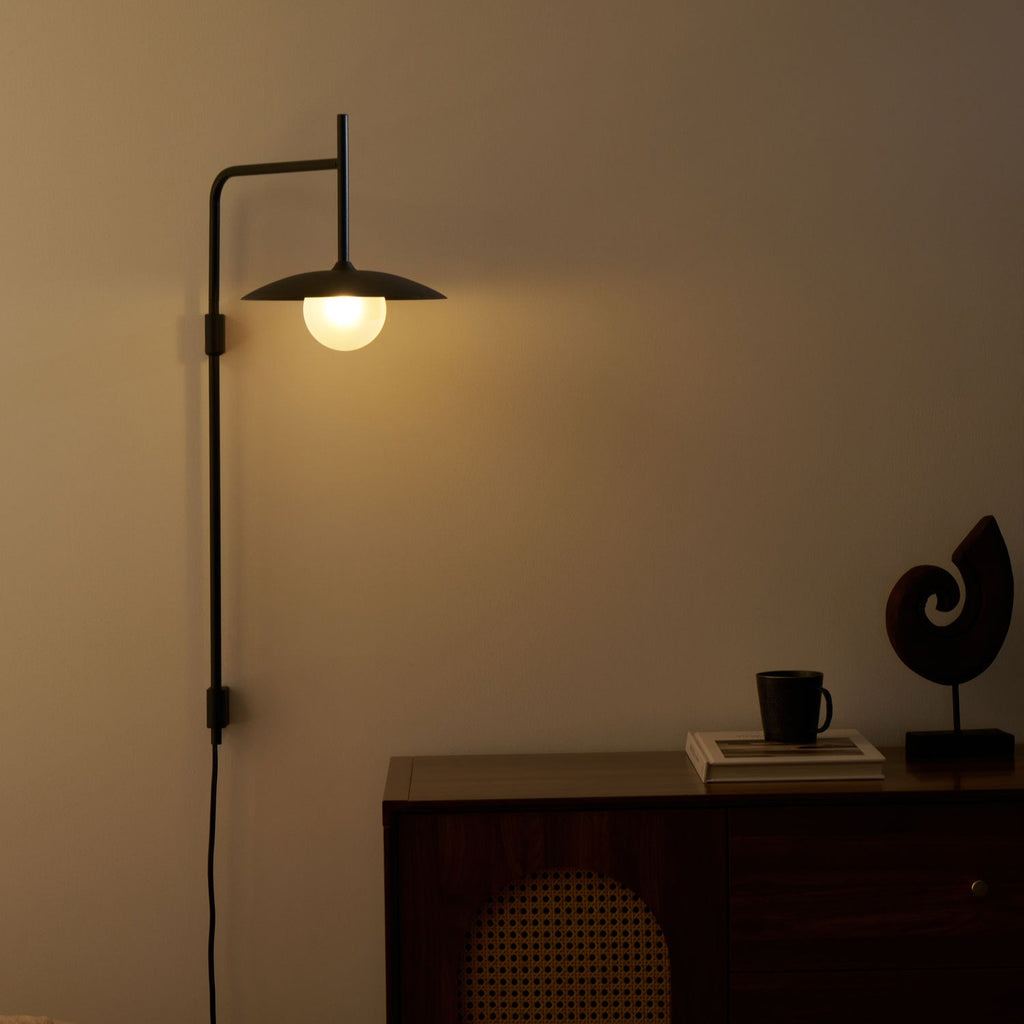 Gea Swing Arm Plug - in Wall Lamp