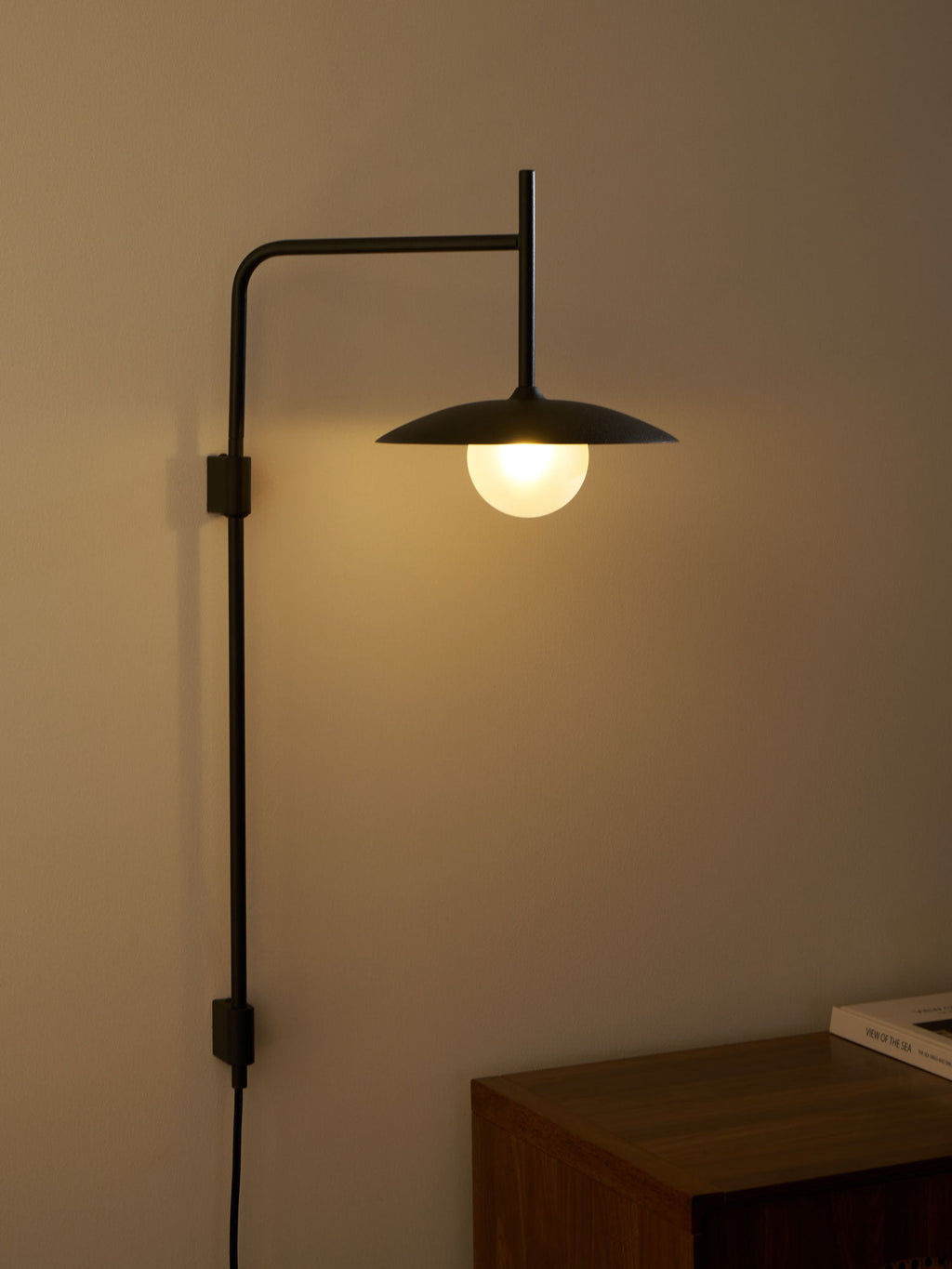 Gea Swing Arm Plug - in Wall Lamp