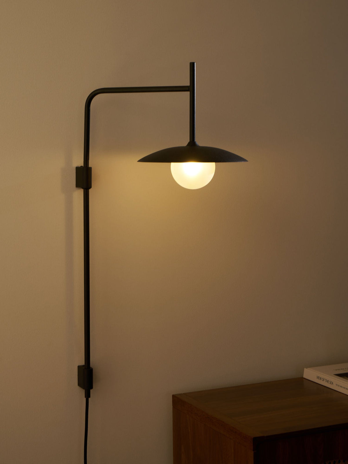 Gea Swing Arm Plug - in Wall Lamp