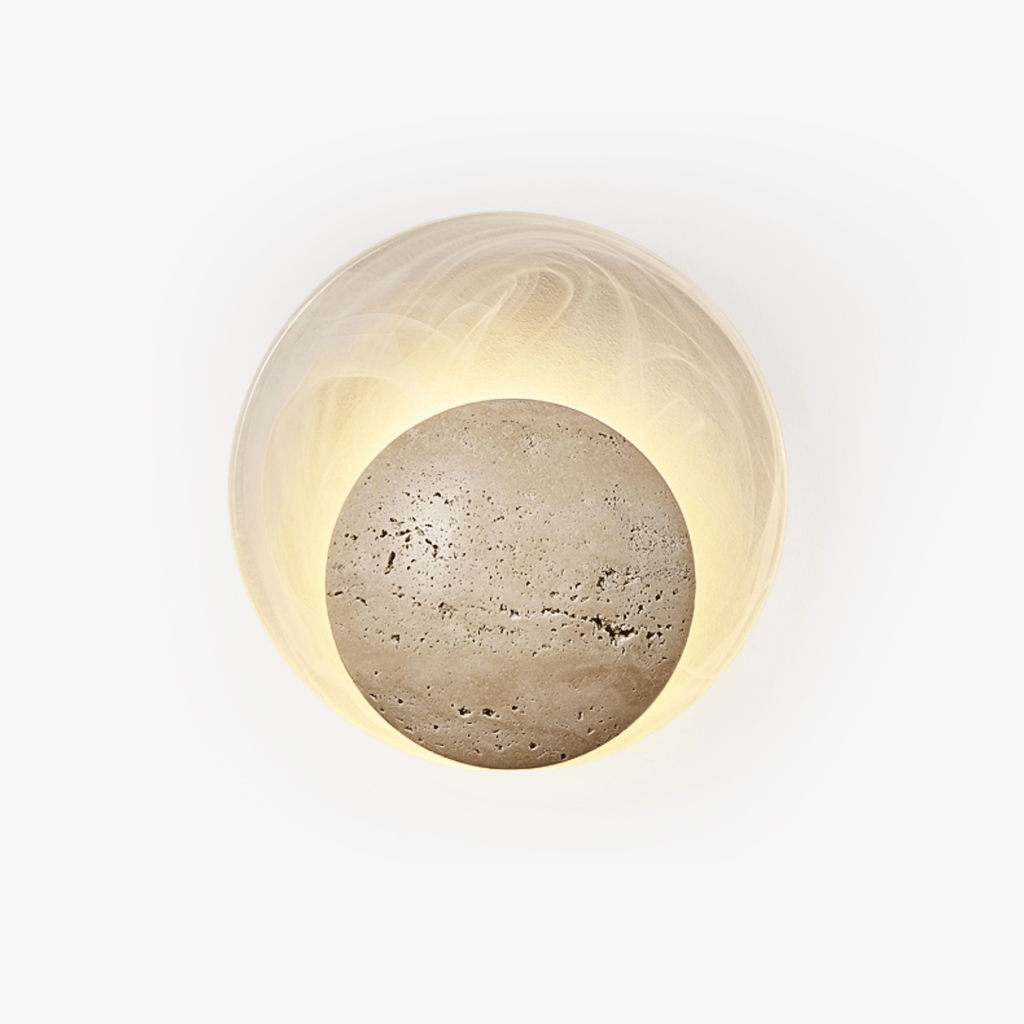 Genesis Travertine Wall Lamp