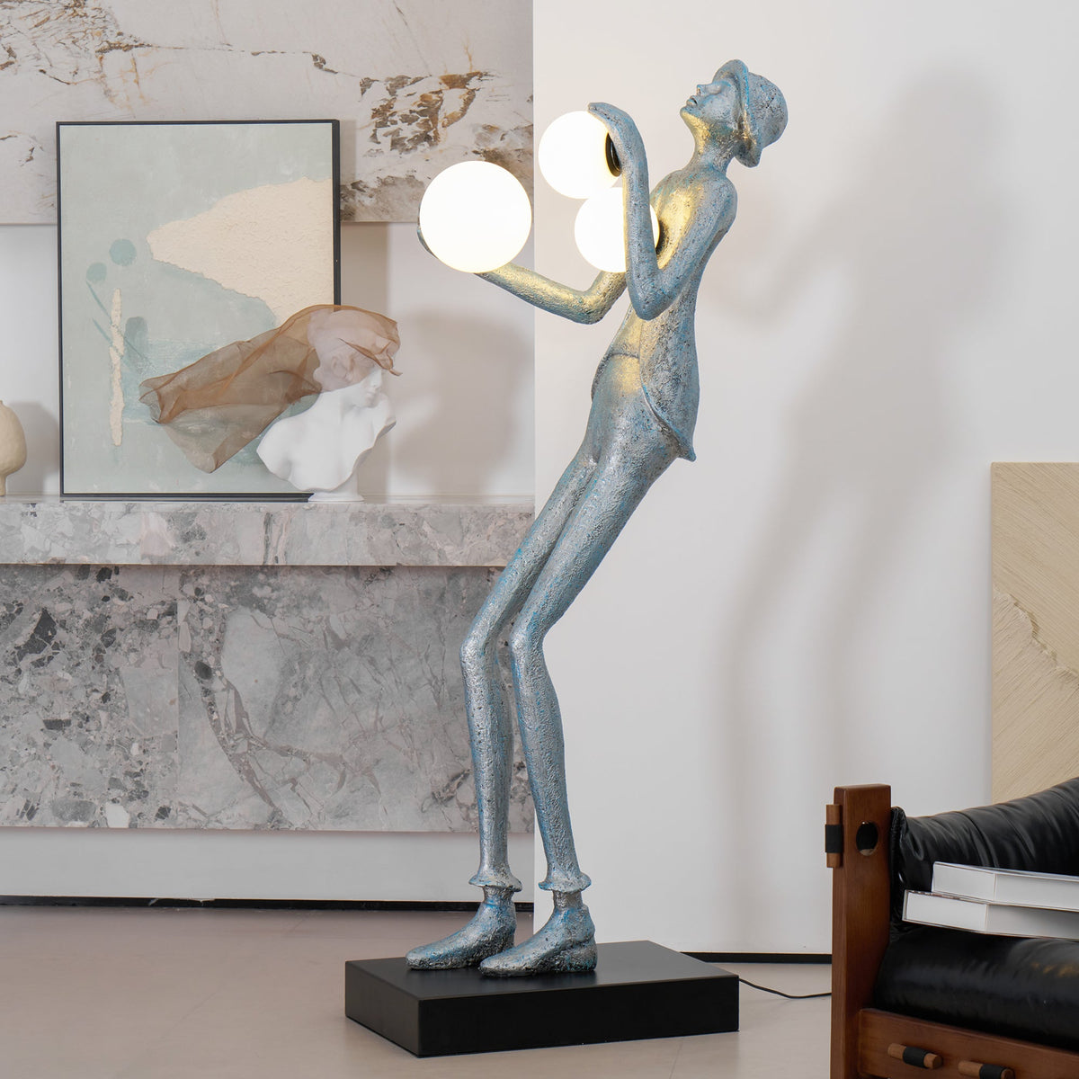 Gentleman Sculpture Floor Lamp