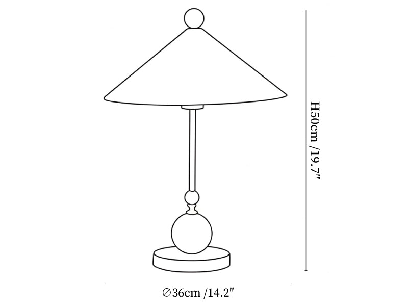 Geo Orb Table Light