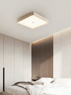 Geo Travertine Square Ceiling Light