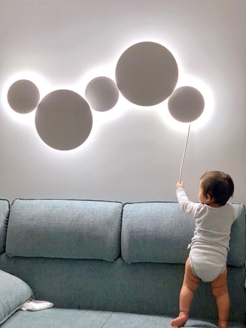 Superimpose Round Wall Lamp