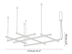 Geometric Linear Grid Pendant Lamp