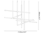 Geometric Linear Pendant Lamp