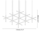 Geometric Linear Pendant Lamp