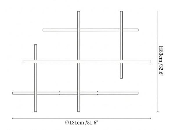 Geometric Linear Wall  Lamp