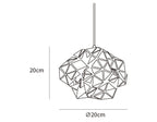 Geometric Panel Pendant Lamp