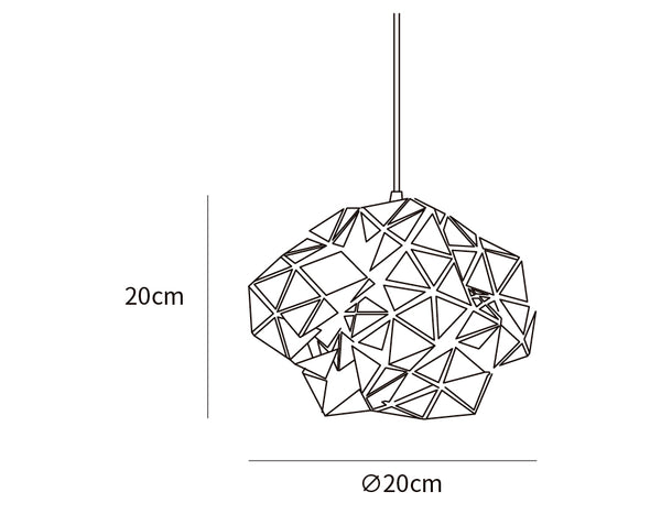 Geometric Panel Pendant Lamp
