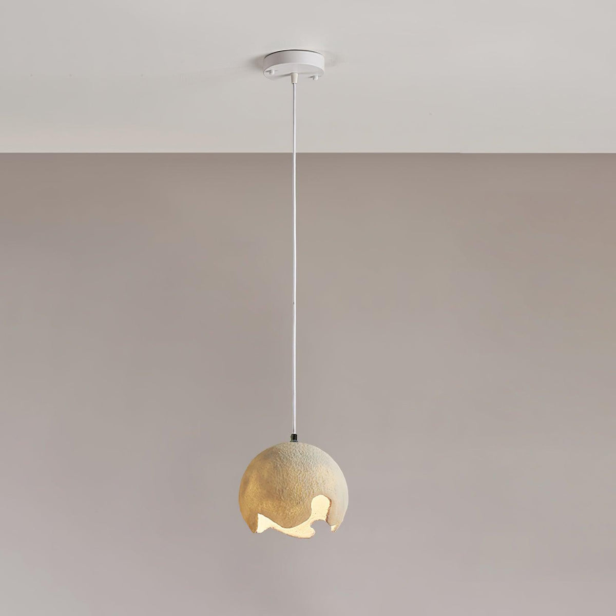 Geometric Resin Pendant Light