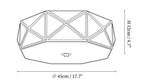 Geometric Shaped Flush Ceiling Light