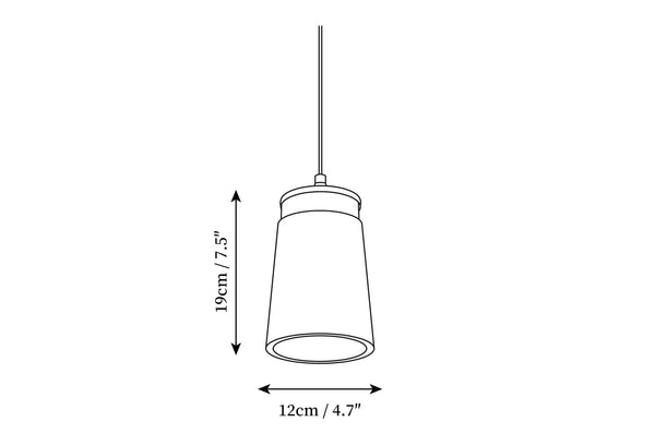 Georgia Cement Pendant Light
