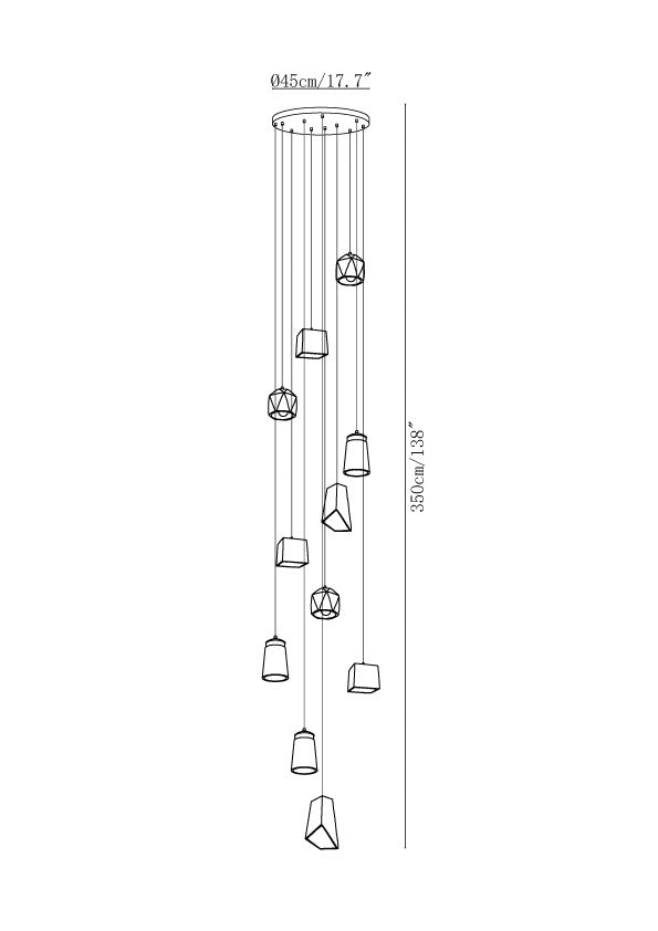 Georgia Cement Pendant Light