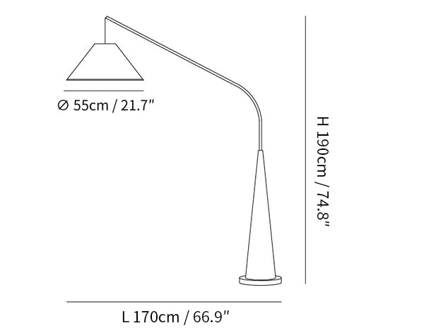 Gibson Arc Floor Lamp