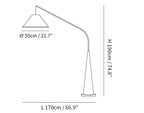 Gibson Arc Floor Lamp