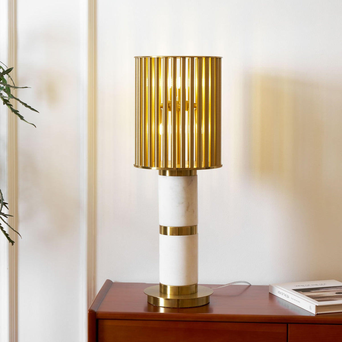 Gilded Cage Table Lamp