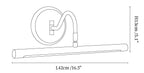 Gildra Arc Vanity Wall Light