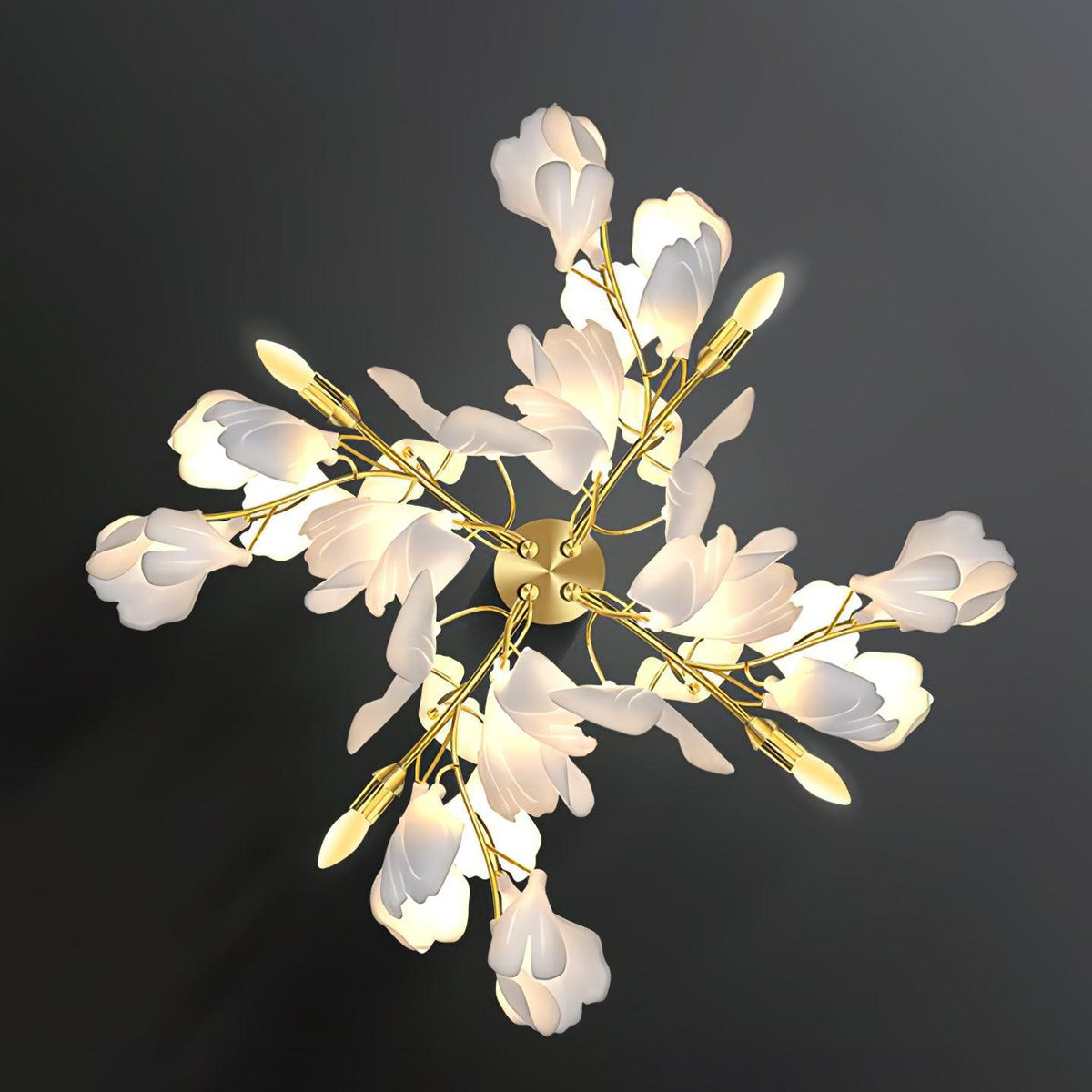 Gingko Flowers Plug - in Wall Lamp
