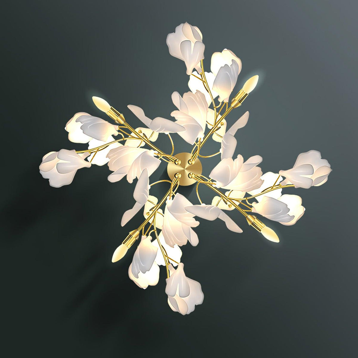 Gingko Flowers Plug - in Wall Lamp