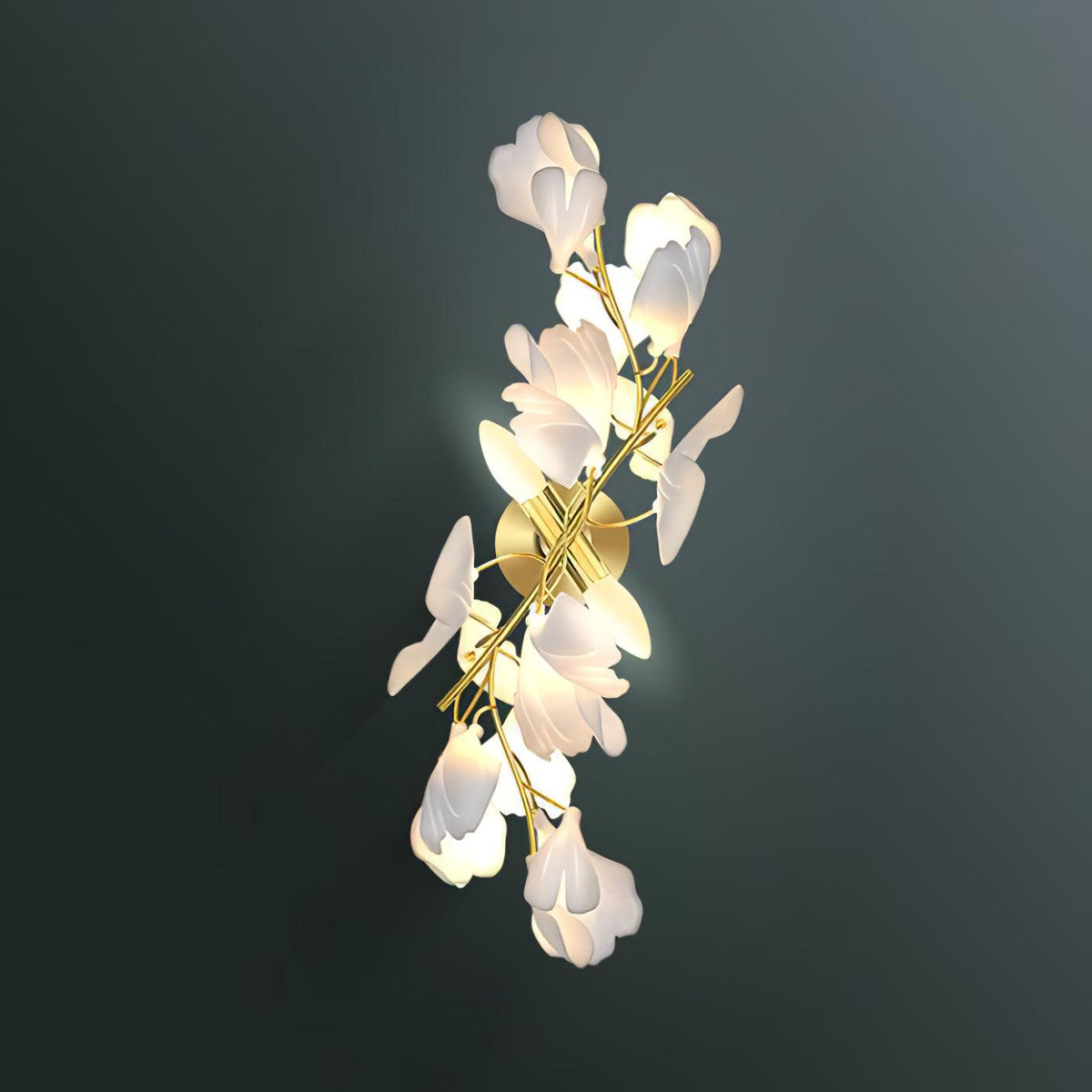 Gingko Flowers Plug - in Wall Lamp